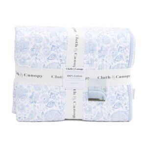 CLOTH & CANOPY Cotton Floral Jacobean Quilt Set